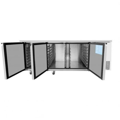 Tour Réfrigéré Positif 3 Portes 400 x 600 - Profondeur 800 - Atosa