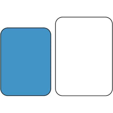 Plateau Stratifié Surface Grainée 330 x 430 mm - 5 Coloris - Cambro (1/5)