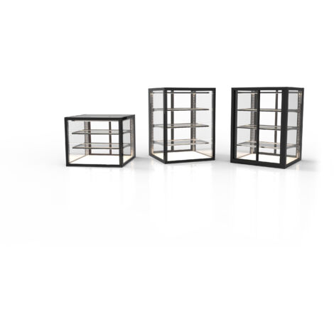 Vitrine Réfrigéré Neutre avec Base 60 Integra Série Neutral - 3 Etagères - Accès Arrière - Sayl (1/3)