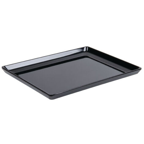 Plateau en mélamine APS Float noir GN 1/1 (1/2)