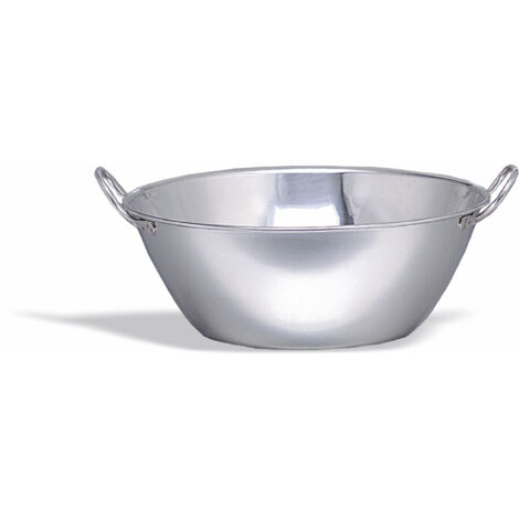 Bassine à Fond Plat Inox Ø 20 à 70 cm - Pujadas