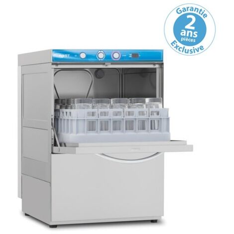 Lave verre professionnel avec affichage digital - panier 350 x 350 mm - Elettrobar