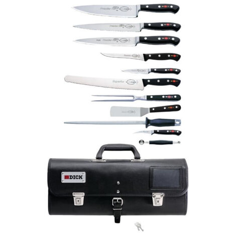 Ensemble de 11 Couteaux Professionnels - Avec Etui - Dick