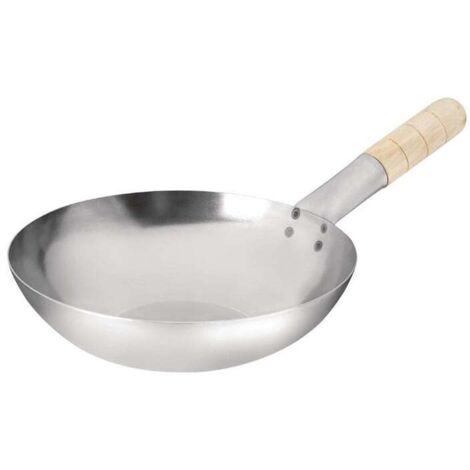 Wok - Acier Doux 25 cm - Vogue (1/4)