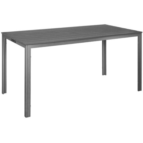 Table d'Extérieur à Lattes Valletta Grise 1560 mm - Bolero (1/5)