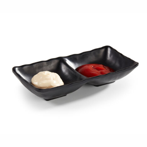 Pot à Sauces en Mélamine 2 Compartiments - Pujadas (1/2)