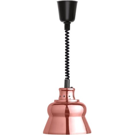 Lampe chauffante RETRO en cuivre cordon extensible jusqu'à 190 centimètres - Pujadas