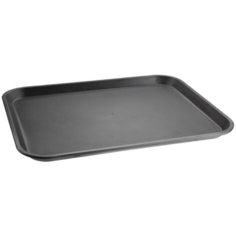 Plateau antidérapant noir Kristallon 458 x 356 mm (1/4)