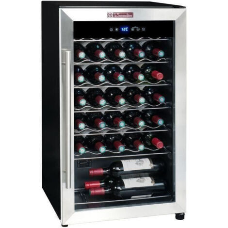 LS34A - Cave a vin La SommeliEre 34 bouteilles vitree inox