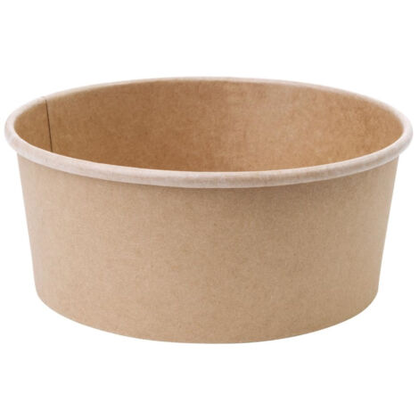 Bol Salade Rond Kraft de 500 ml à 1000 ml - Lot de 300 - Fiesta Green