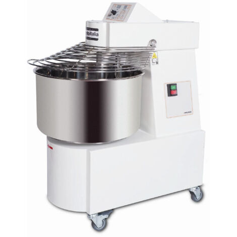 Pétrin à Spirale Vitesse Variable Tête Fixe SKV - Monophasé 41 Litres - Resto Italia (1/2)