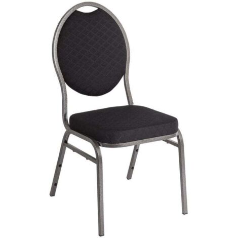 Chaise de banquet dossier ovale - Lot de 4 (1/4)