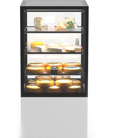 Vitrine Neutre avec Base 60 Serie Integra humidité - accès frontal et arrière - 600 x 600 x 1400 mm - Sayl (1/4)