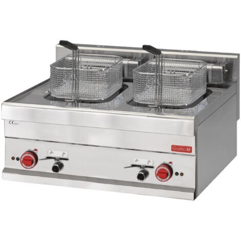 Friteuse Professionnelle électrique - 2 x 10 Litres - Gastro M