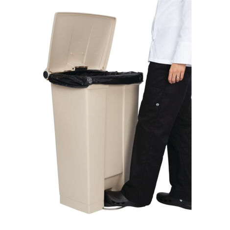 Conteneur à Pédale Step-On Beige - 87L - Rubbermaid (1/3)