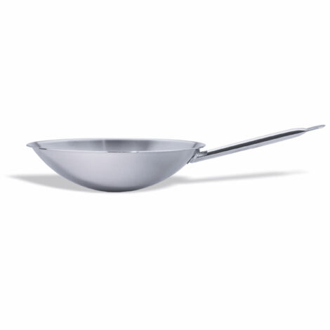 Wok Inox à Fond Rond 36 cm - Pujadas (1/3)