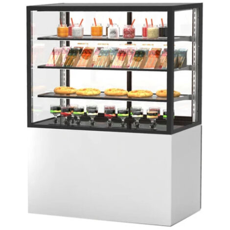 Vitrine Neutre avec Base 100 Serie Integra - 1000 x 600 x 1400 mm et Sans Accès Frontal - Sayl (1/2)