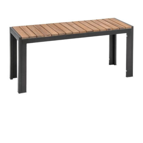 Banc en Acier & Bois d'Acacia - 1000 mm - Lot de 2 - Bolero (1/5)