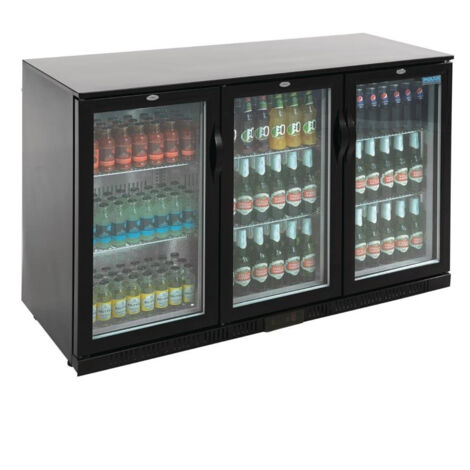 Arrière Bar Réfrigéré 3 Portes Pivotantes 330 L - Polar