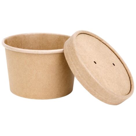 Bol à Soupe Compostable De 230 à 450 ml - Lot de 500 - Fiesta Green (1/5)