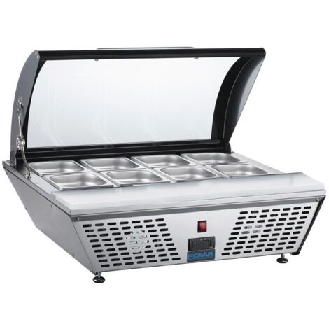Comptoir de Préparation Positif Série G - 4 x GN 1/3 - Polar