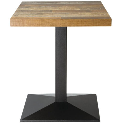 Plateau de Table Carré 600 mm - Effet Bois Vielli - Bolero (1/3)