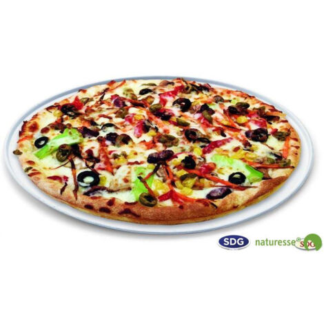 Assiette Plate Pizza Pulpe de Cellulose 32,5 cm - SDG - Lot de 200 (1/4)
