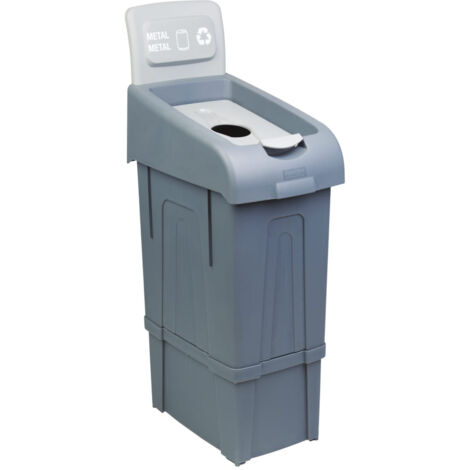 Poubelle Tri Métal - 80 L - Combisteel (1/2)