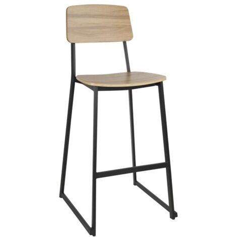 Tabourets Hauts d'Intérieur en Bois Beaufort - Lot de 2 - Bolero (1/5)