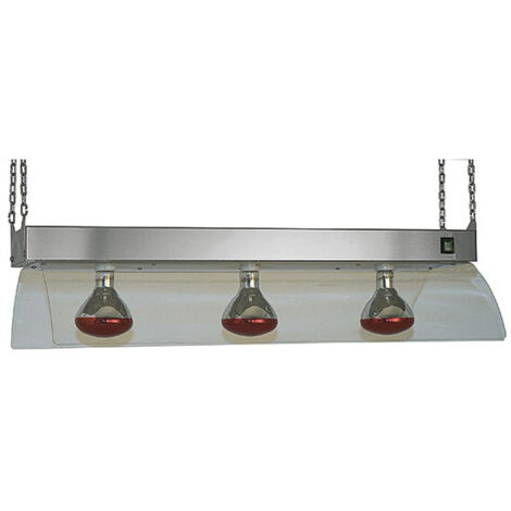 Lampes Infrarouges sur Châssis Suspendu en Inox, 3x GN 1/1 - Mastro (1/2)