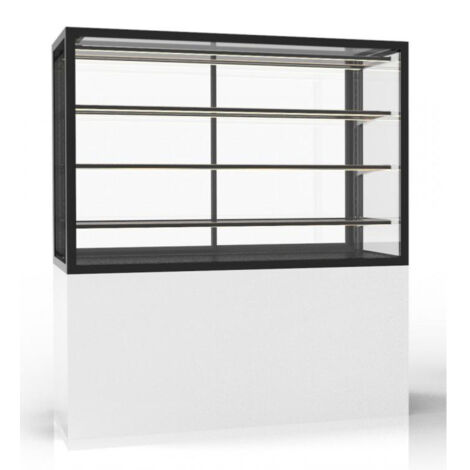 Vitrine Neutre avec Base 120 - 1200 x 600 x 1400 mm et Sans Accès Frontal - 3 étagères Réglables - Sayl (1/2)
