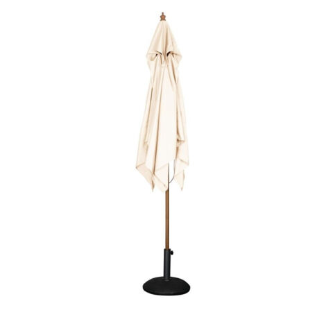 Parasol de Terrasse Professionnel Carré à Poulie de 2,5 m Écru - Bolero (1/5)