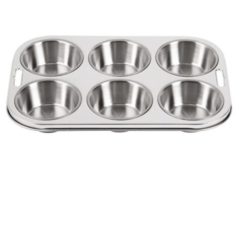Plaque de 6 Moules à Muffins Profonds - Vogue (1/5)