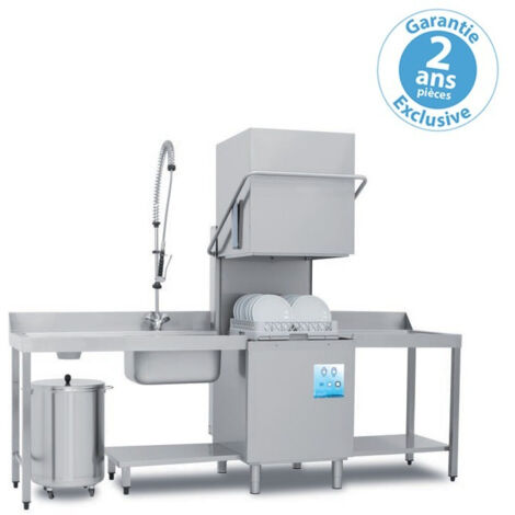 Lave-vaisselle à capot professionnel avec affichage digital - panier 500 x 500 mm - Elettrobar (1/3)