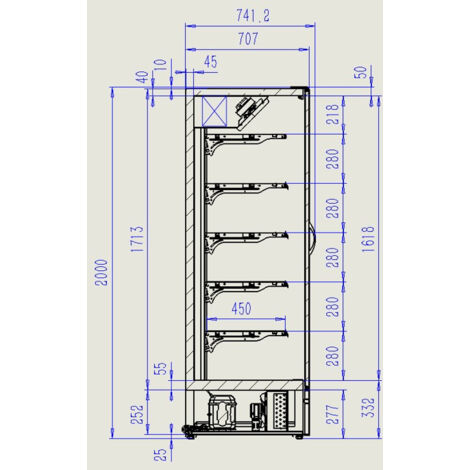 Chambre Froide Murale Marco 1.9 - Combisteel (1/3)