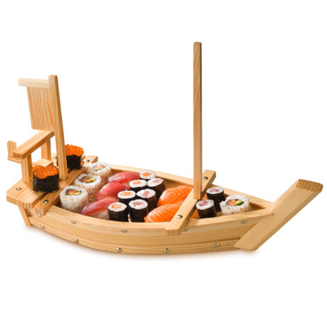 Plateau de Présentation Bateau pour Sushi L 50 à 70 cm - Pujadas (1/2)