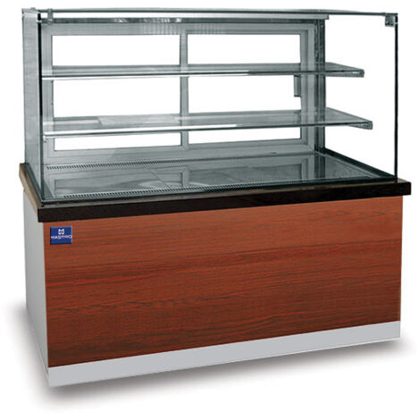 Comptoir Réfrigéré De Pâtisserie Ventilé Avec 2 Étagères Et Vitre Vertical, +0°/+8°C - Mastro - BGB0300 (1/2)