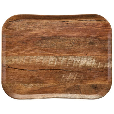 Plateau Aspect Naturel Bois 460 x 360 mm - Cambro (1/2)