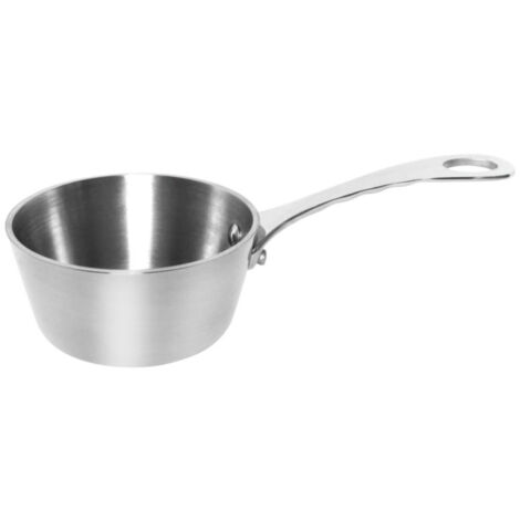Mini saucière en alluminium et en acier inoxydable Vogue 0,15L (1/5)