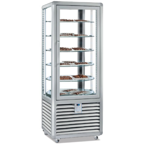 VITRINE CHOCOLAT - 1 PORTE - 6 ÉTAGÈRES TOURNANTES - ISOTECH (1/2)