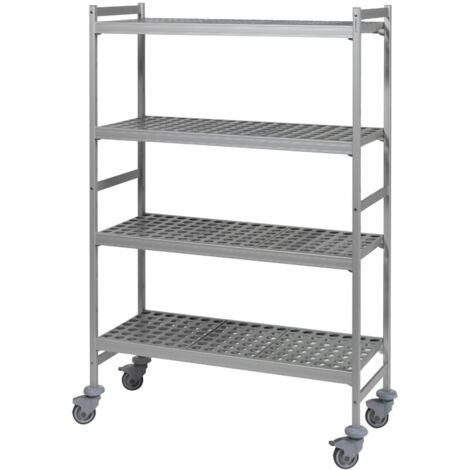 Rayonnage Mobile FERMOSTOCK 4 Niveaux 6611 - Profondeur 460 mm - Fermod (1/2)