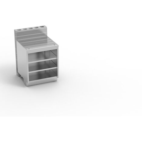 Bar Lynx Module d'Etagères avec Plan de Travail Perforé P 770 mm - Eratos (1/2)