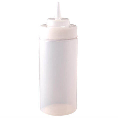 Distributeur de Sauce à Col Large Transparent 454 ml - Vogue (1/4)