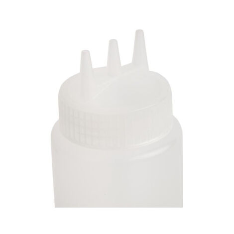 Bouteille Souple Transparente 3 Embouts 681 ml - Vogue (1/4)
