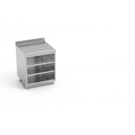 Bar Lynx Module d'Etagères avec Plan de Travail Perforé P 650 mm - Eratos (1/2)