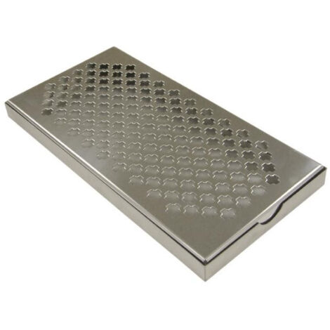 Bac récepteur en inox professionnel 305 x 152 mm - Beaumont (1/2)