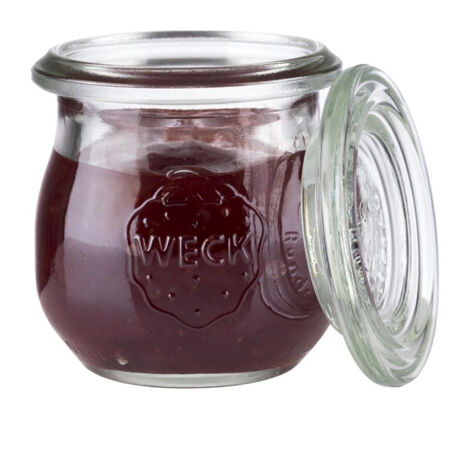 Bocaux Weck MamboCat - Lot De 12 En Verre 370ml Avec Couvercles - Parfaits Pour Conserves, Desserts Et Déco Bocal Weck