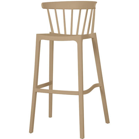 Tabouret de Bar Windson en Polypropylène - Lot de 4 - Veba (1/4)