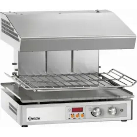 Salamandre de Cuisine Professionnelle Hi-Light avec Grille Réglable - 3 Zones - Bartscher