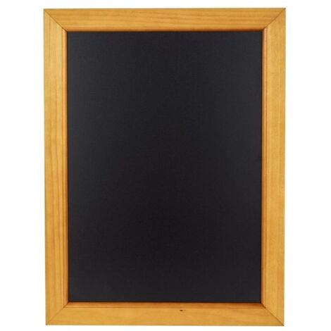 Olympia Tableau Mural Avec Cadre Bois 450 X 600 Mm - Tableau Noir Mélamine